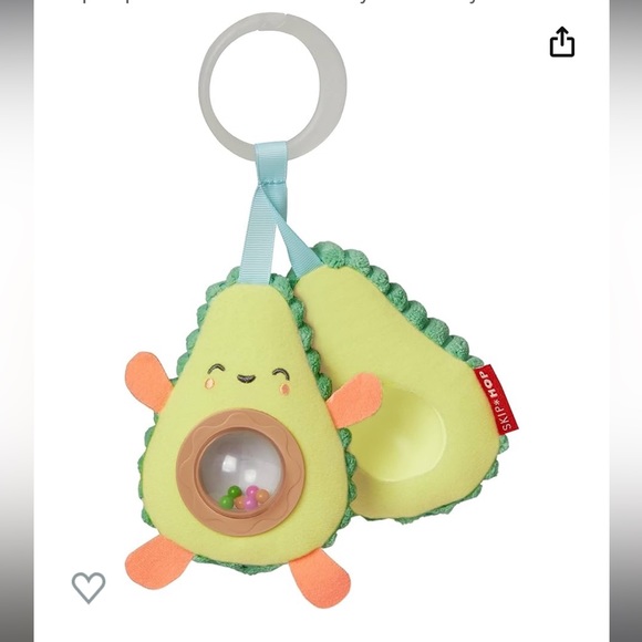 Skip Hop Avocado Baby Stroller Toy - Picture 1 of 5
